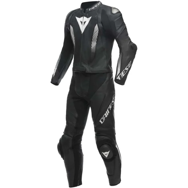 Tuta Moto Divisibile Dainese LAGUNA SECA 5 2PCS Traforata Nero Bianco Compra Adesso