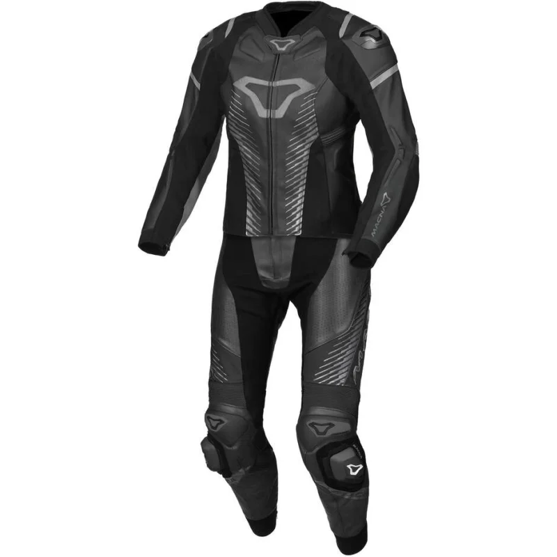 Tuta Moto Divisibile Donna Macna Tronniq Nero Promozione