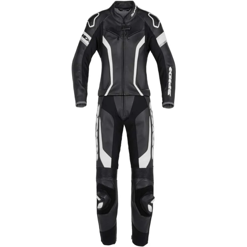 Tuta Moto Divisibile Donna Spidi LASER TOURING LADY Nero Bianco Esclusivo