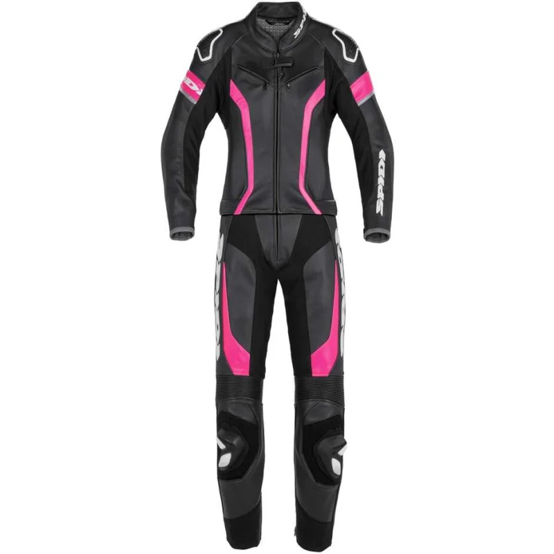 Soddisfatti O Rimborsati Tuta Moto Divisibile Donna Spidi LASER TOURING LADY Nero Fucsia