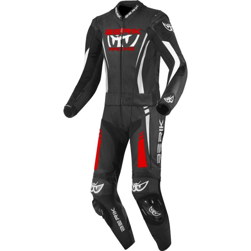 Occasione Tuta Moto Divisibile In Pelle Berik 2.0 Ls2-173334FR Nero Bianco Rosso