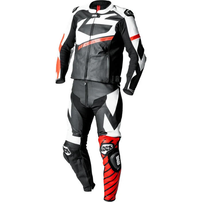 Prezzo Di Fabbrica Tuta Moto Divisibile iXS Ace 1.0 2pc Nero-Bianco-Rosso