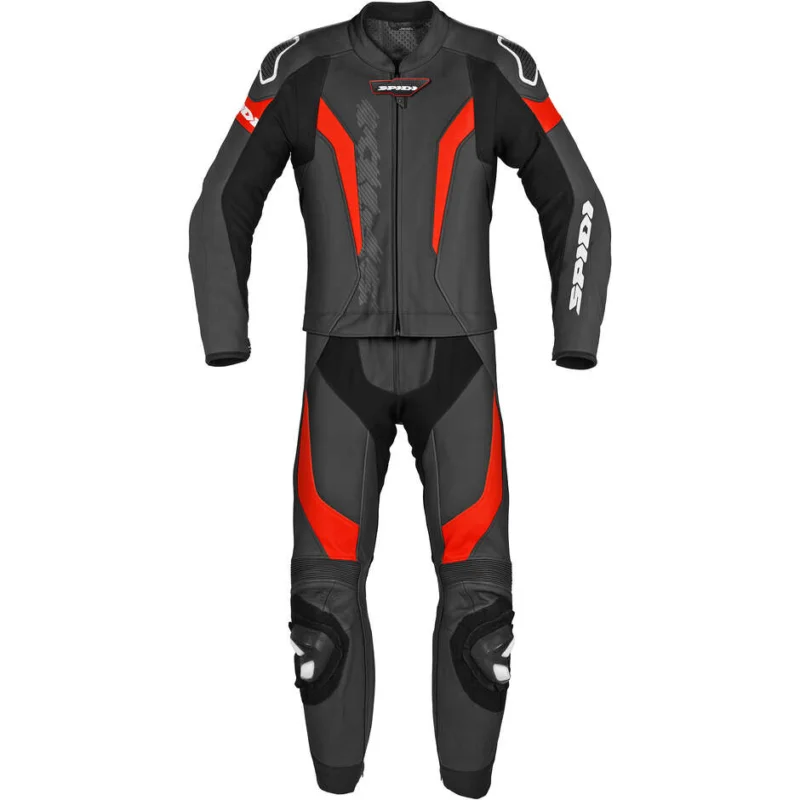 Nuova Collezione Tuta Moto Divisibile Spidi LASER TOURING Nero Rosso