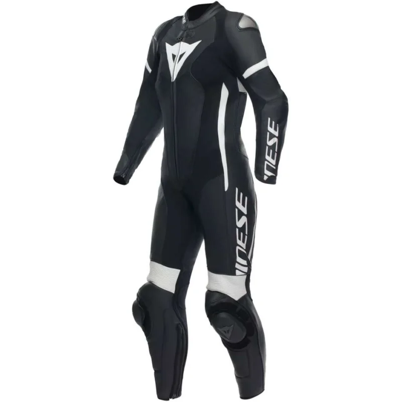 Offerta Del Giorno Tuta Moto Donna Intera Dainese GROBNIK LADY 1PC PERF. # Nero Nero Bianco