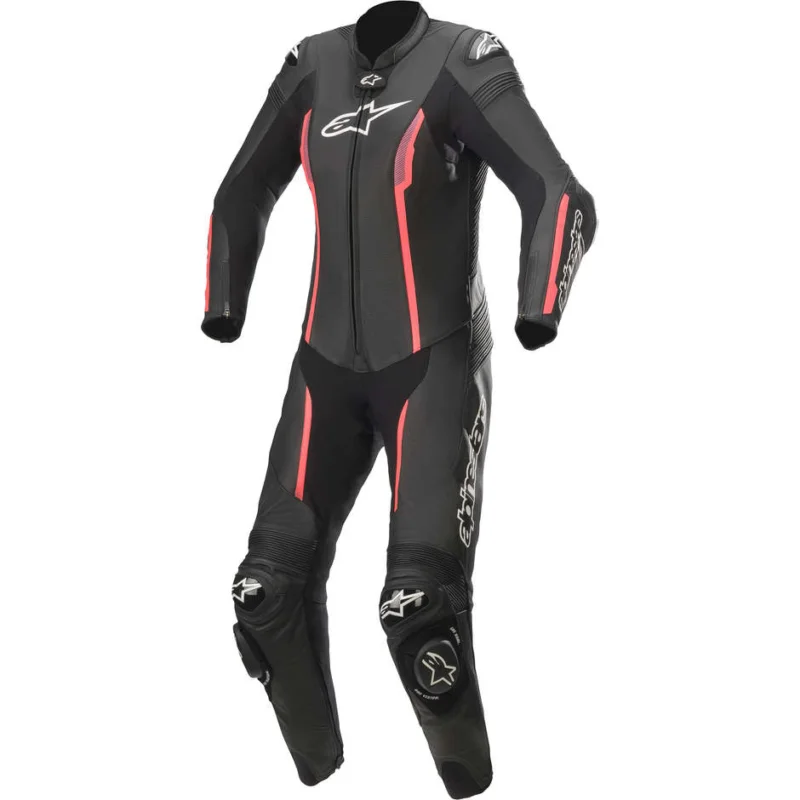 Tuta Moto Donna Intera professionale Alpinestars STELLA MISSILE V2 1pc Nero Diva Rosa Slate Ultima Occasione