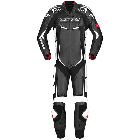 Tuta Moto In Pelle Racing Intera Professionale Spidi TRACK WIND PRO Nero Compra Online