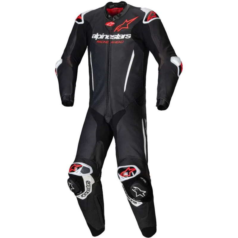 Tuta Moto Intera Alpinestars GP-R7 1PC Nero Bianco Rosso Fluo Ordina Subito