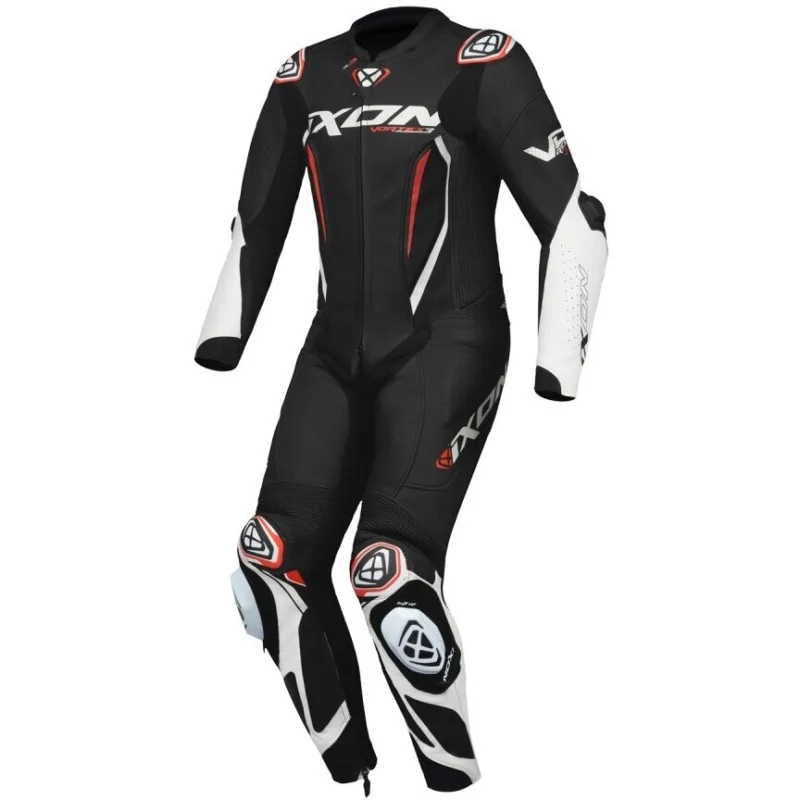 Vendita Finale Tuta Moto Intera Bambino Ixon VORTEX 3 JUNIOR Nero Bianco