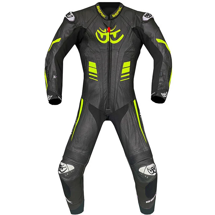 Tuta Moto Intera Berik 2.0 In Pelle Di Canguro LS1 9059 KC Nero Giallo Compra Online