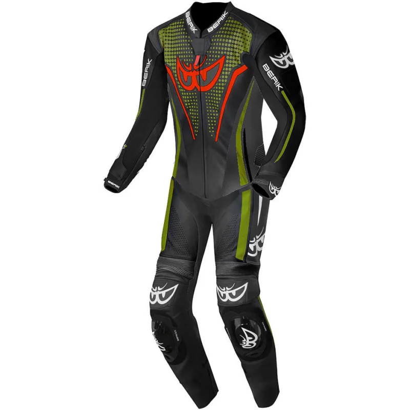 Tuta Moto Intera Berik 2.0 LS1 221312 RSF Tech Pro Nero Bianco Verde militare Rosso Fluo Quantità Limitata