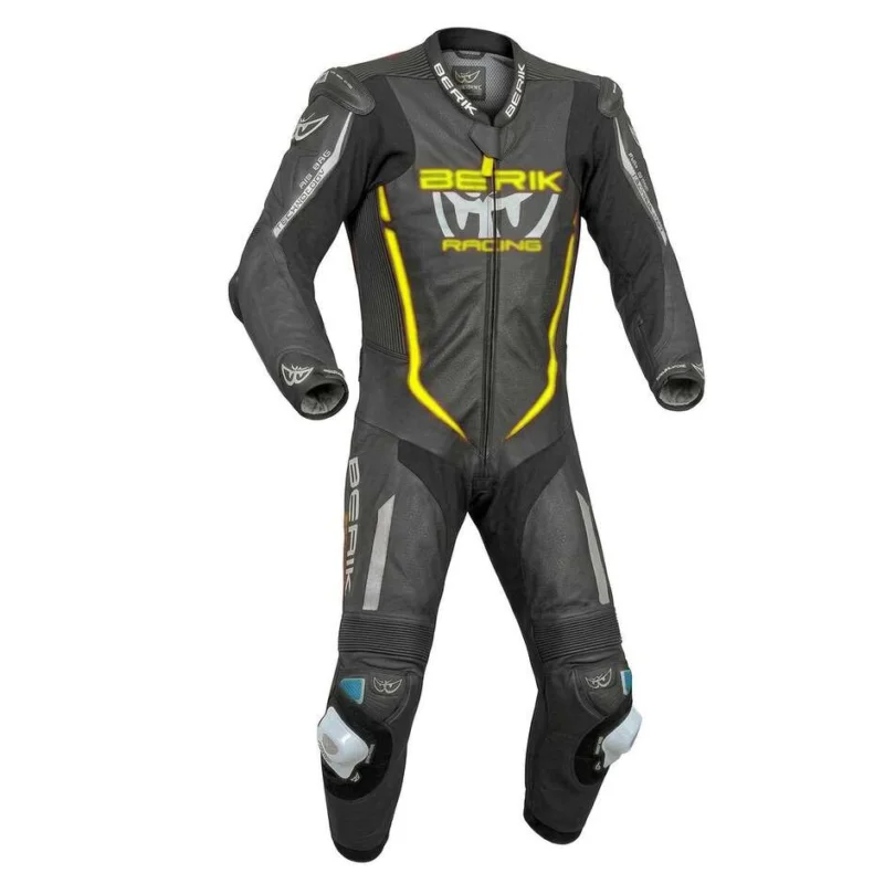 Novità Tuta Moto Intera Berik LS1-221322 Con Airbag Incluso Nero Giallo