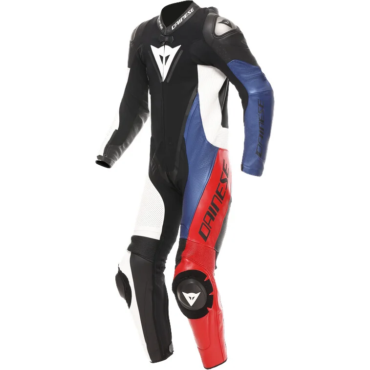 Offerta Tuta Moto Intera Dainese DEMON SPRINT PERF 1PC Nero Bianco Rosso Lava