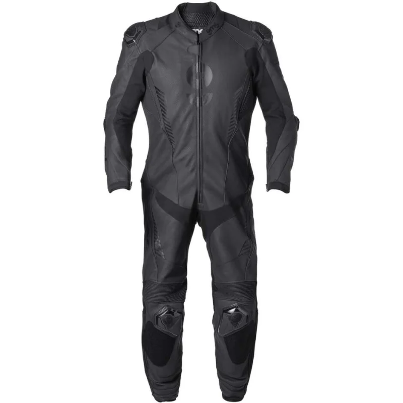 Super Prezzo Tuta Moto Intera Gms Tuta in pelle GRC-1 1PCS Nero