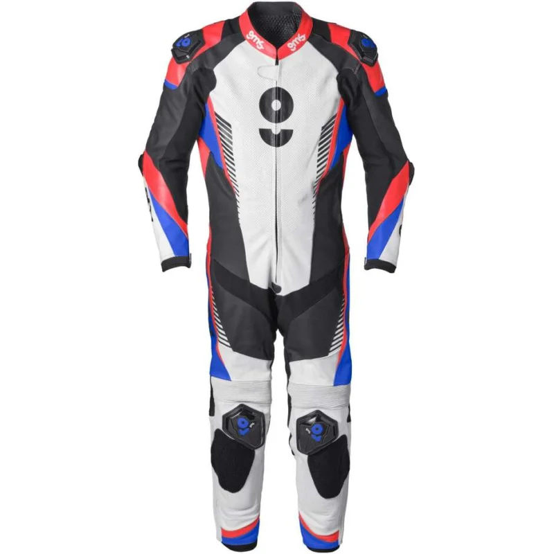 Tuta Moto Intera Gms Tuta in pelle GRC-1 1PCS Nero Blu Rosso Prezzo Di Fabbrica