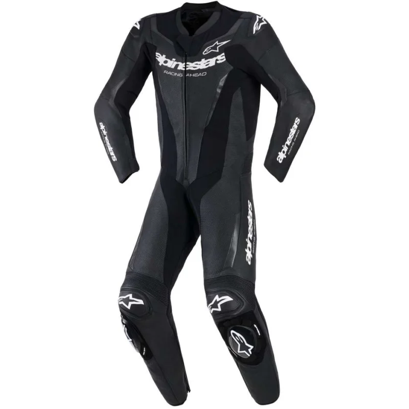 Tuta Moto Intera in Pelle Alpinestars GP FORCE V2 1PC Nero Spedizione Espresso