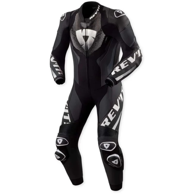 Tuta Moto Intera Rev'it Hyperspeed 3 Nero Bianco Compra Oggi Stesso