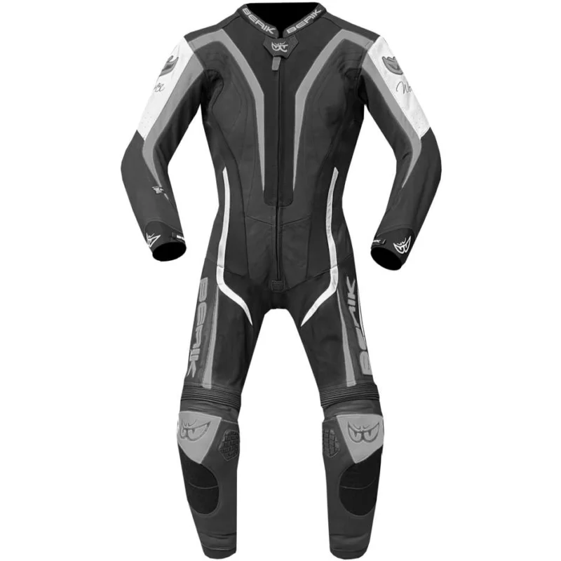 Tuta Moto professionale Da Donna Berik 2.0 LS1171329 Lady Nero grigio Più Venduto