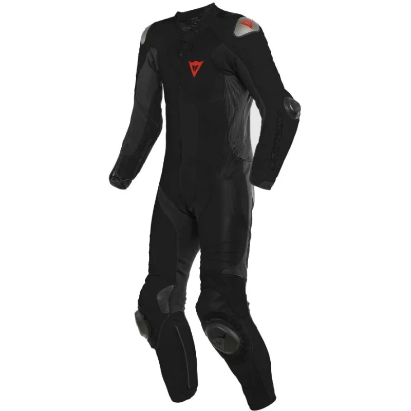 Tuta Moto Professionale Dainese Adria 1PC Leather Suit Nero Traforato Must-Have