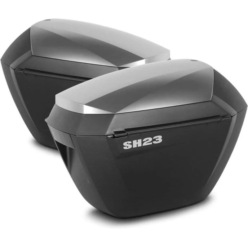 Consegna Rapida Valige Moto Laterali 3P System Shad SH23 Alluminium Look