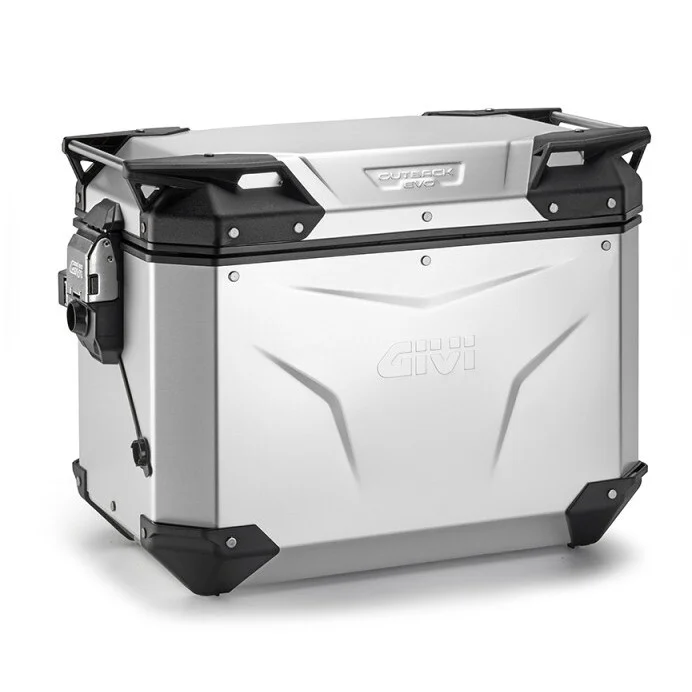 Valigia Laterale Destra Givi OBKEV44 TREKKER OUTBACK EVO SMART Security Lock Alluminio Anodizzato - Monokey Cam-Side Vendita Finale