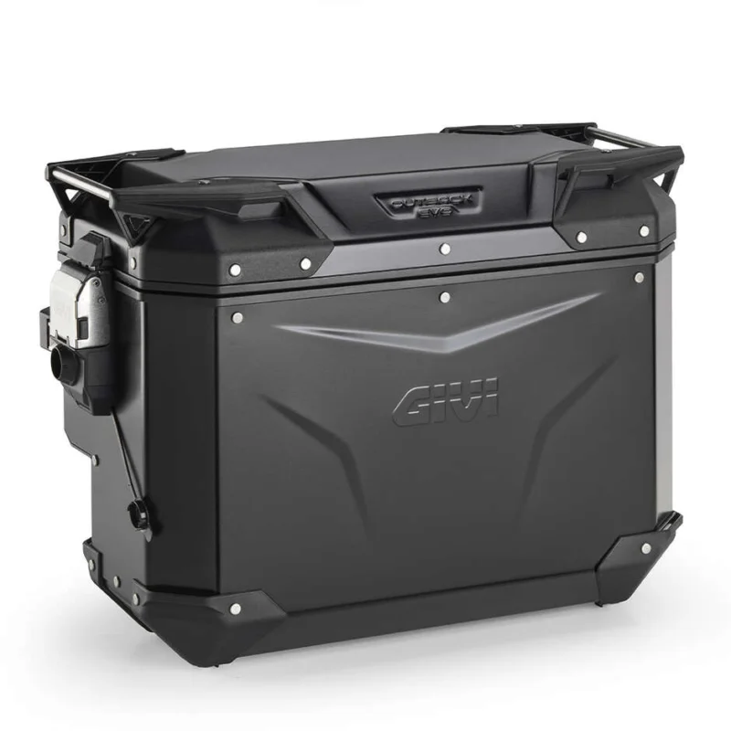 A Buon Prezzo Valigia Laterale Destra Givi OBKEVS40 TREKKER OUTBACK EVO SMART SCANTONATA Black Line - Monokey Cam-Side