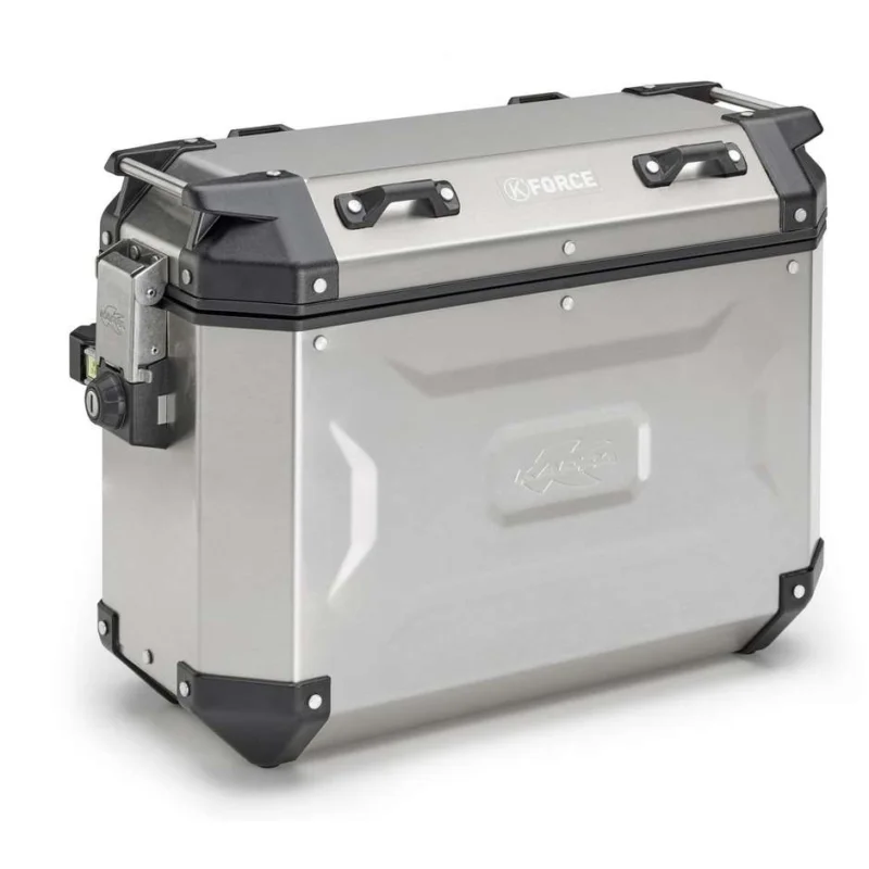 Consegna Rapida Valigia Laterale Destra in Alluminio KAPPA KFR37 K'FORCE Argento- MONOKEY CAM-SIDE