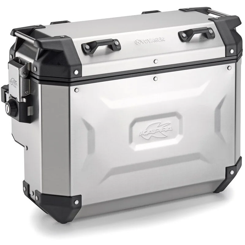 Valigia Laterale DESTRA SCANTONATA Kappa KVGS33AR K'VOYAGER Alluminio 33lt. - MONOKEY CAM SIDE Offerta Lampo