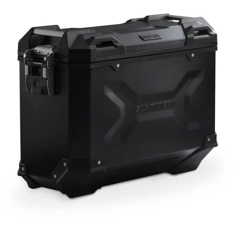Professionale Valigia Laterale Sinistra TRAX ADVENTURE Sw-Motech ALK.00.733.11000L/B 37 Lt Nero