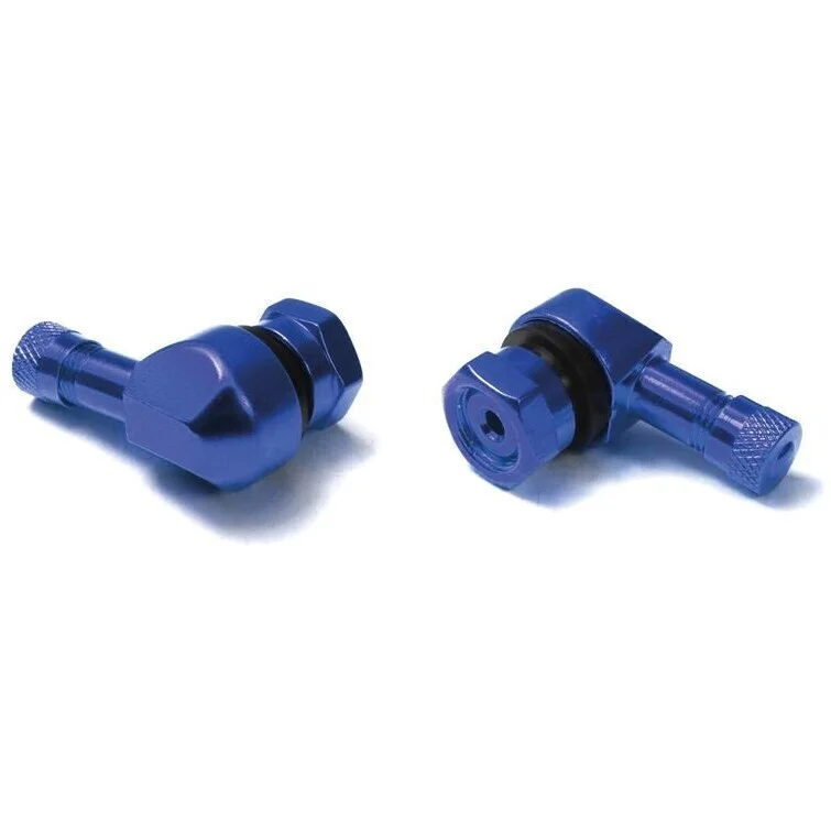 Valvola Angolare Chaft per Pneumatici in Alluminio Blu Promo Stagionale