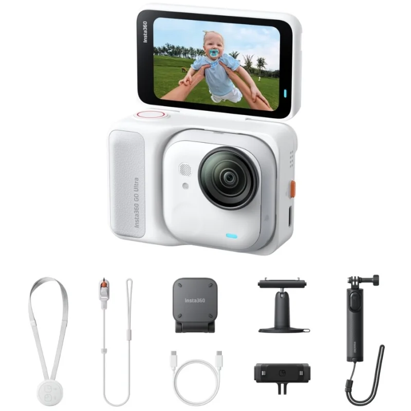 Videocamera Insta360 GO ULTRA - Creator Bundle Artic Bianco Offerta Lampo