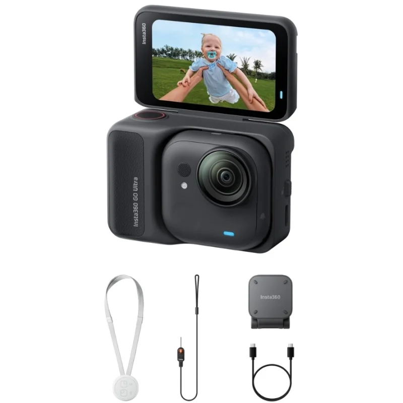 Videocamera Insta360 GO ULTRA - Standard Bundle Midnight Black Nuova Collezione