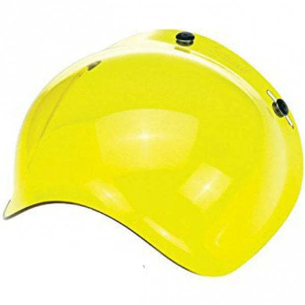 Visiera A Bolle Gialla Per Casco Airoh Garage / Riot Esclusivo