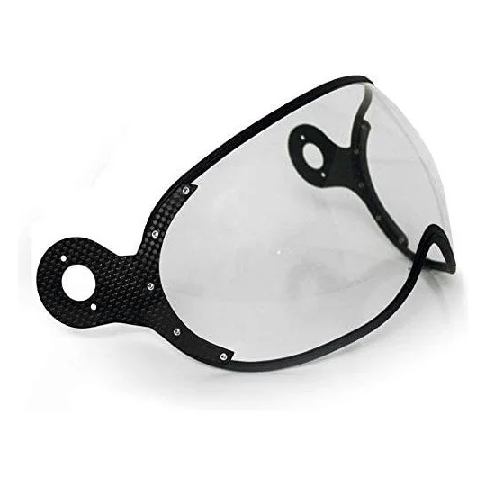 Ultima Occasione Visiera Chiara Antigraffio Momo Design Per Modello Fighter Classic - Fluo - Evo (22.05)