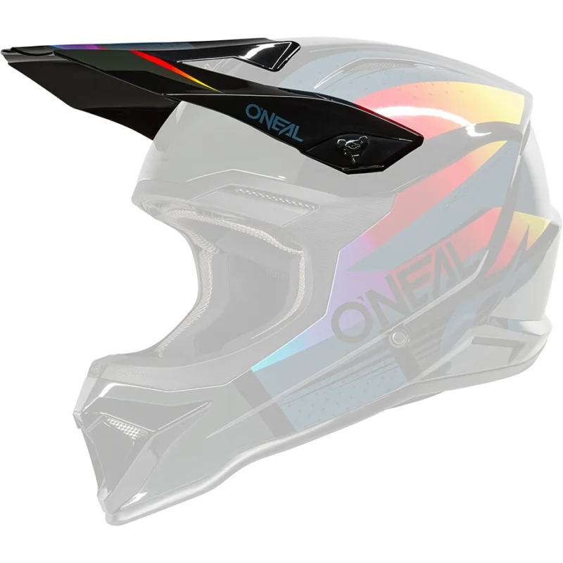 Più Venduto Visiera O'NEAL Per Casco 1SRS RC Nero Multicolore