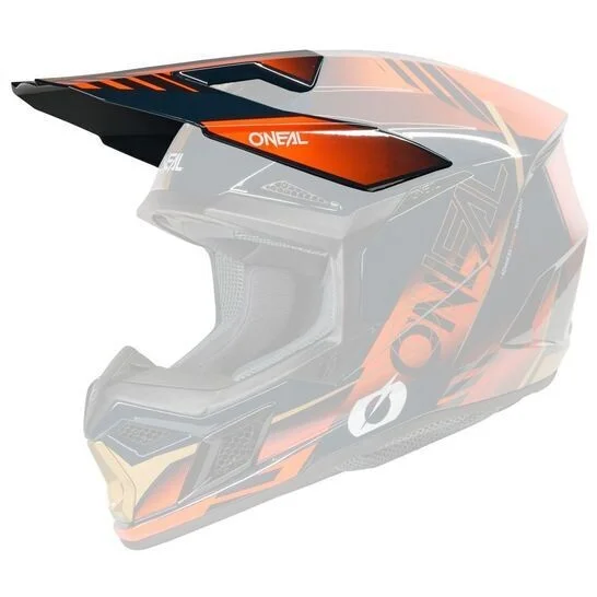 Non Perdere Visiera O'NEAL Per Casco 3SRS HAZE Blu Arancio Oro