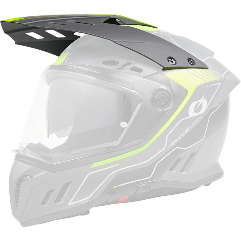 Visiera O'NEAL Per Casco SIERRA RS ECHO Nero Giallo Fluo Promozione