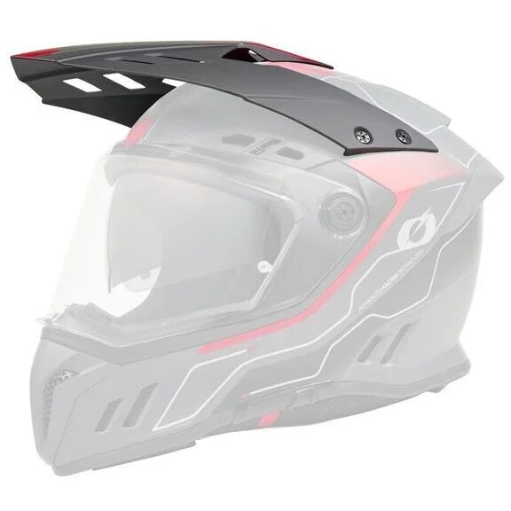 Consegna Rapida Visiera O'NEAL Per Casco SIERRA RS ECHO Nero Rosso