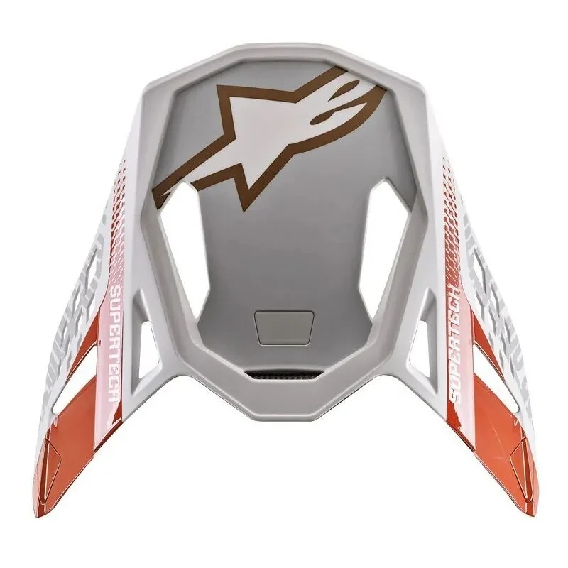 Reso Gratuito Visiera per Casco Alpinestars Supertech M8 Triple Arancio Fluo Bianco Oro M&G