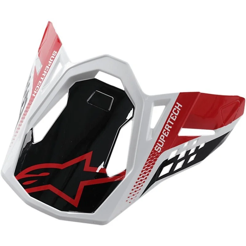 Prezzo Di Fabbrica Visiera per Casco Alpinestars Supertech M8 Triple Nero Rosso Bianco