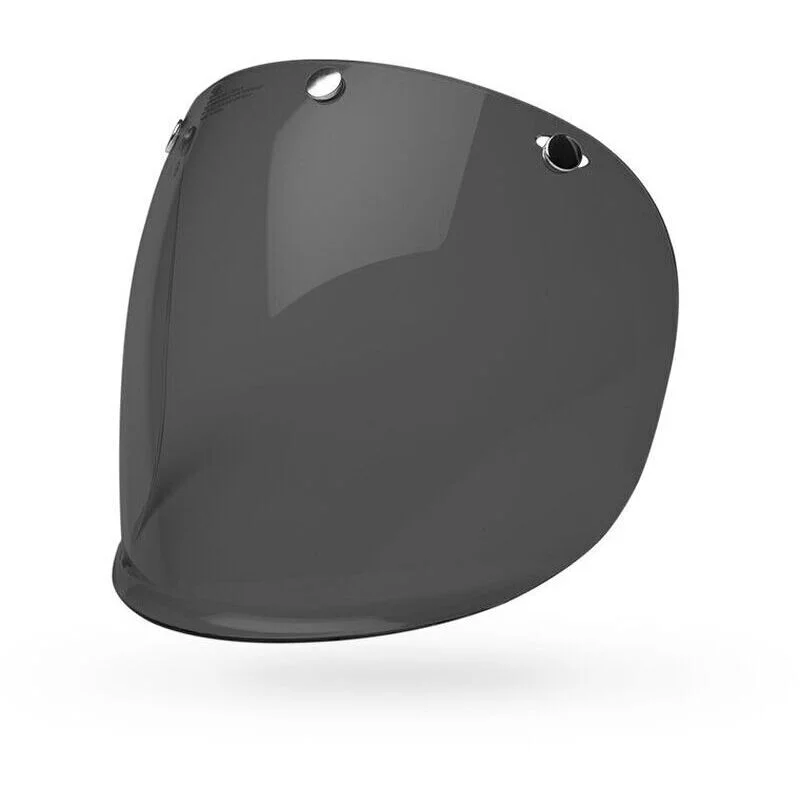 Visiera Piatta 3-Snap Dark Smoke Bell Per casco CUSTOM 500 Spedito Oggi