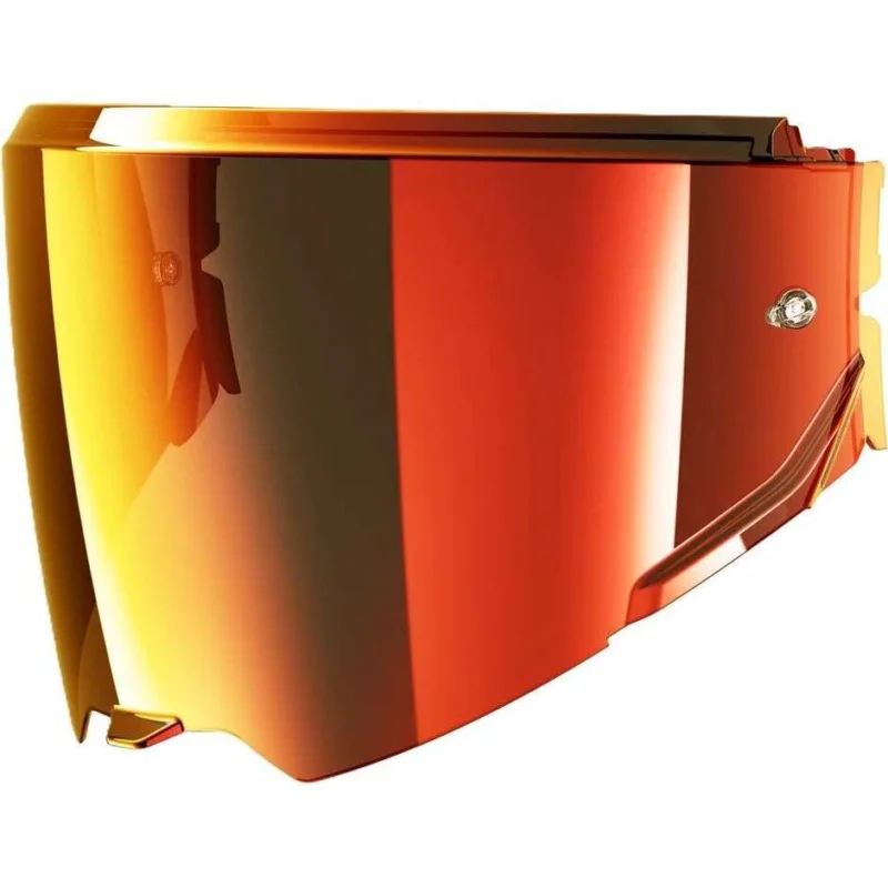 Professionale Visiera VZ390S Iridium Rosso Per Casco Shark OXO (Taglie XS-S-M)