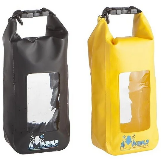 Promozione Zaino Contenitore Stagno UltrapiattoAmphibious Mini Window Giallo 1,5lt
