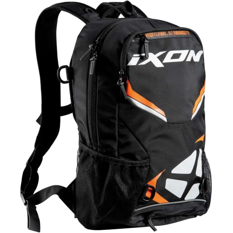 Offerta Lampo Zaino Moto Ixon R-TENSION 23 Nero Bianco Arancio
