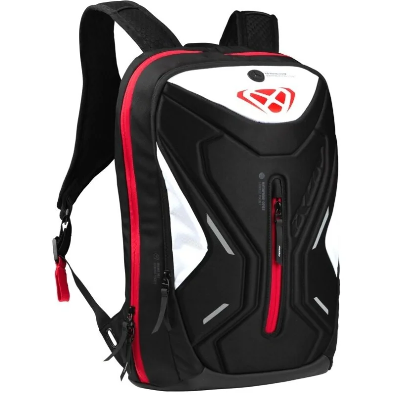 Zaino Moto Sportivo Ixon R-LASER 25 Nero Rosso 25 Litri Offerta Limitata