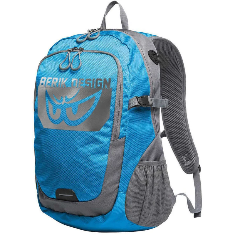 Zaino Moto Tecnico Berik 2.0 Azzurro Grigio Non Perdere