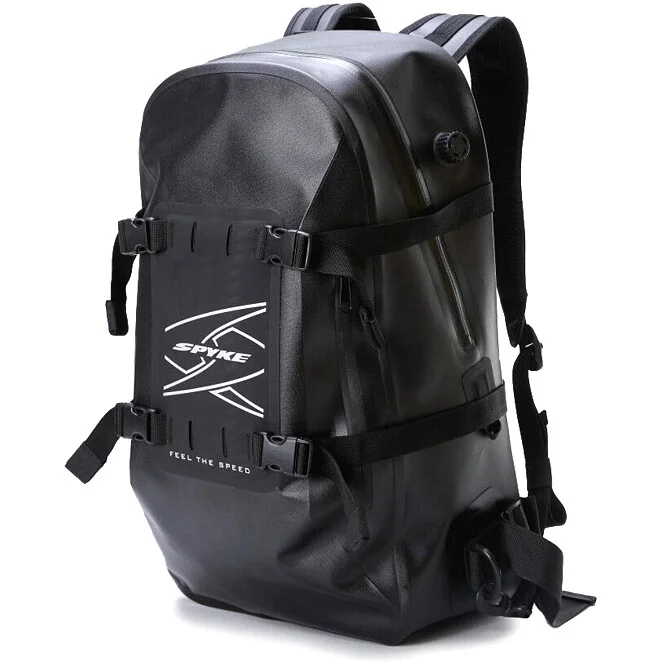 Popolare Zaino Moto tecnico Spyke Impermeabile Acqua Bag Nero