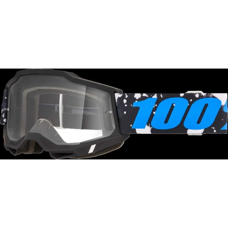 Prezzo Conveniente 100% ACCURI 2 CALLISTO Motocross Enduro Goggles Black Blue White Clear Lens