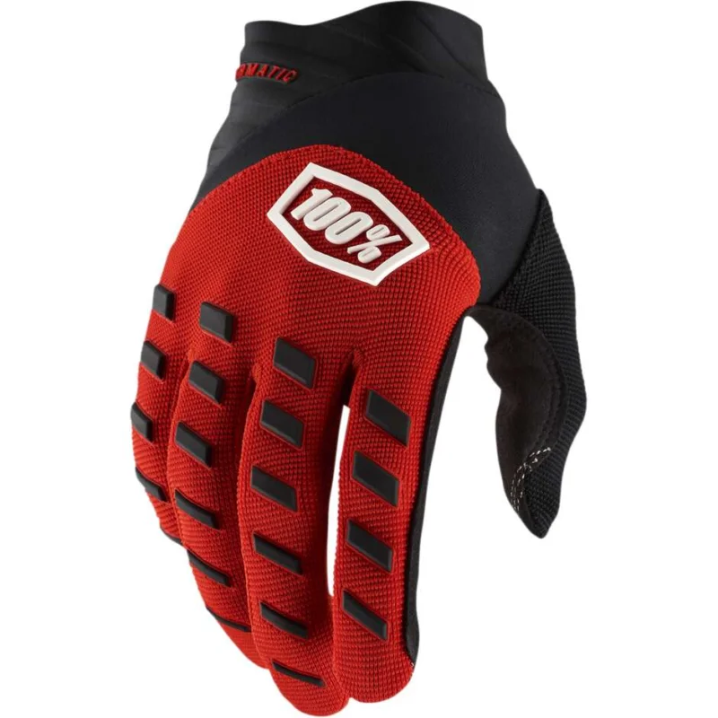 Nuova Collezione 100% AIRMATIC Red Black Motorcycle Cross Enduro MTB Gloves