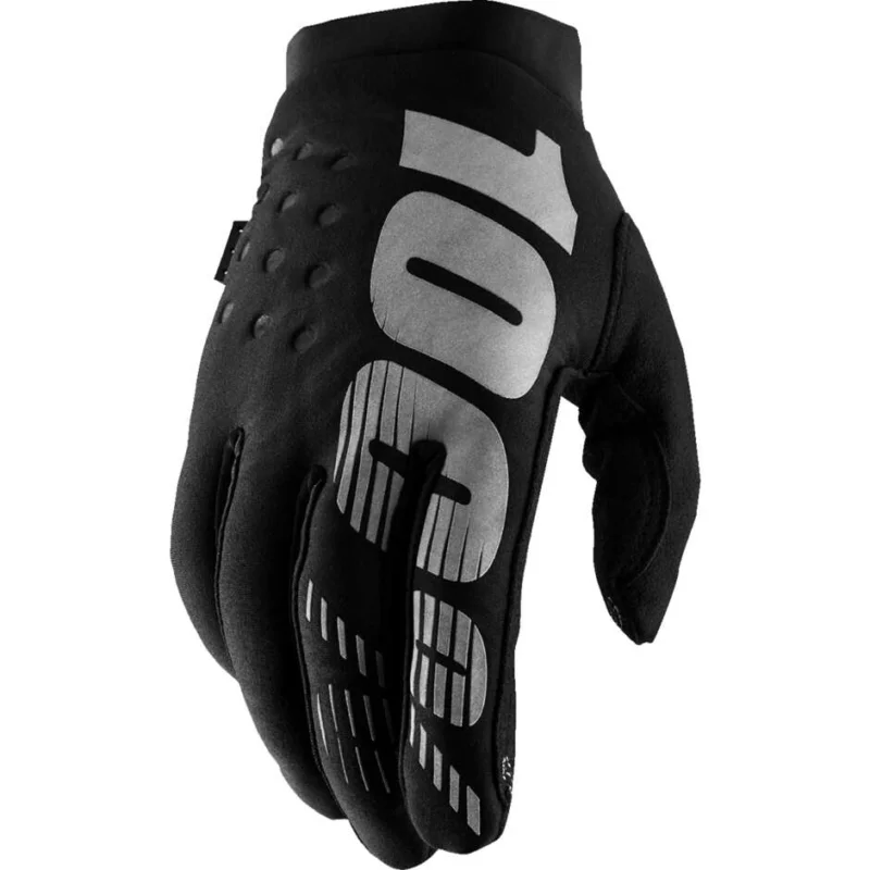Prezzo Ridotto 100% BRISKER LADY Cross Enduro MTB Motorcycle Gloves Black Grey