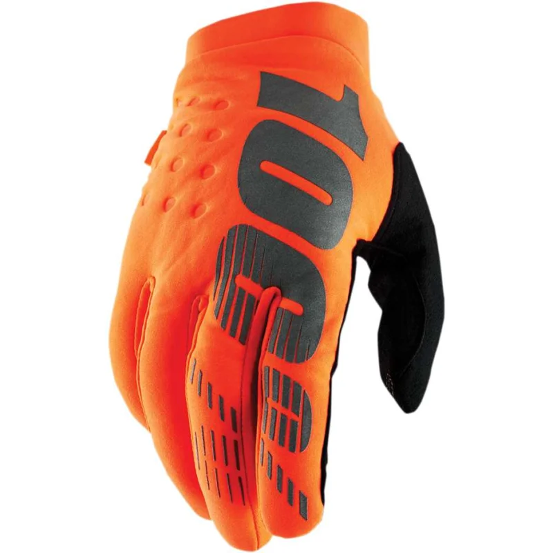 Saldi 100% BRISKER Orange Cross Enduro Motorcycle Gloves for Kids